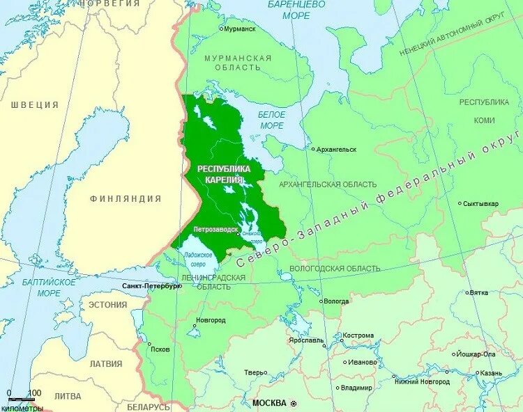 Город карелия где. Республика карелия на карте россии границы. где находится карелия на карте.