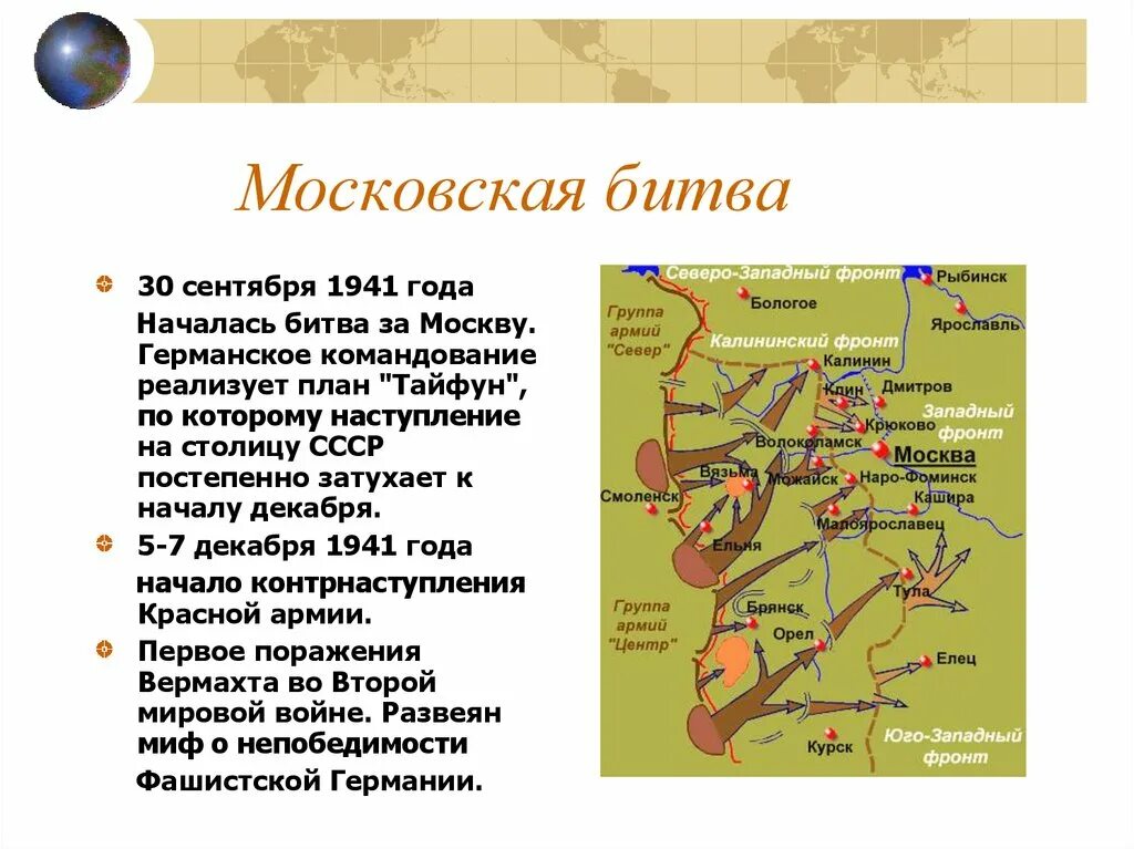 План тайфун великая отечественная