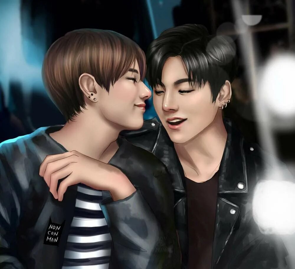 БТС арт 18 Вигуки. BTS Art Вигуки. Вигуки Фандом. Nonconman Vkook.