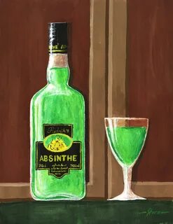Wood and absinth