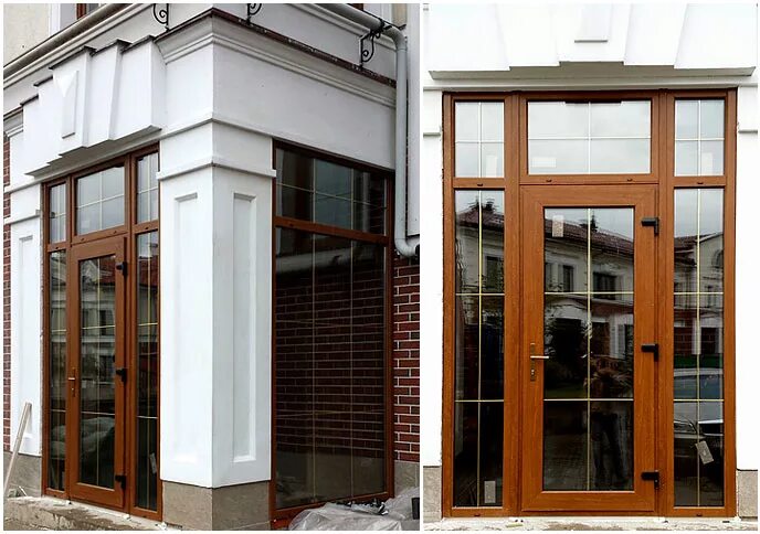 Aveo - die haustür und ein lichtband homify Outdoor design, Front porch steps, P