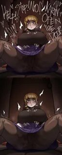 1girls abella(fear_and_hunger) after_sex against_door alternate_version_ava...