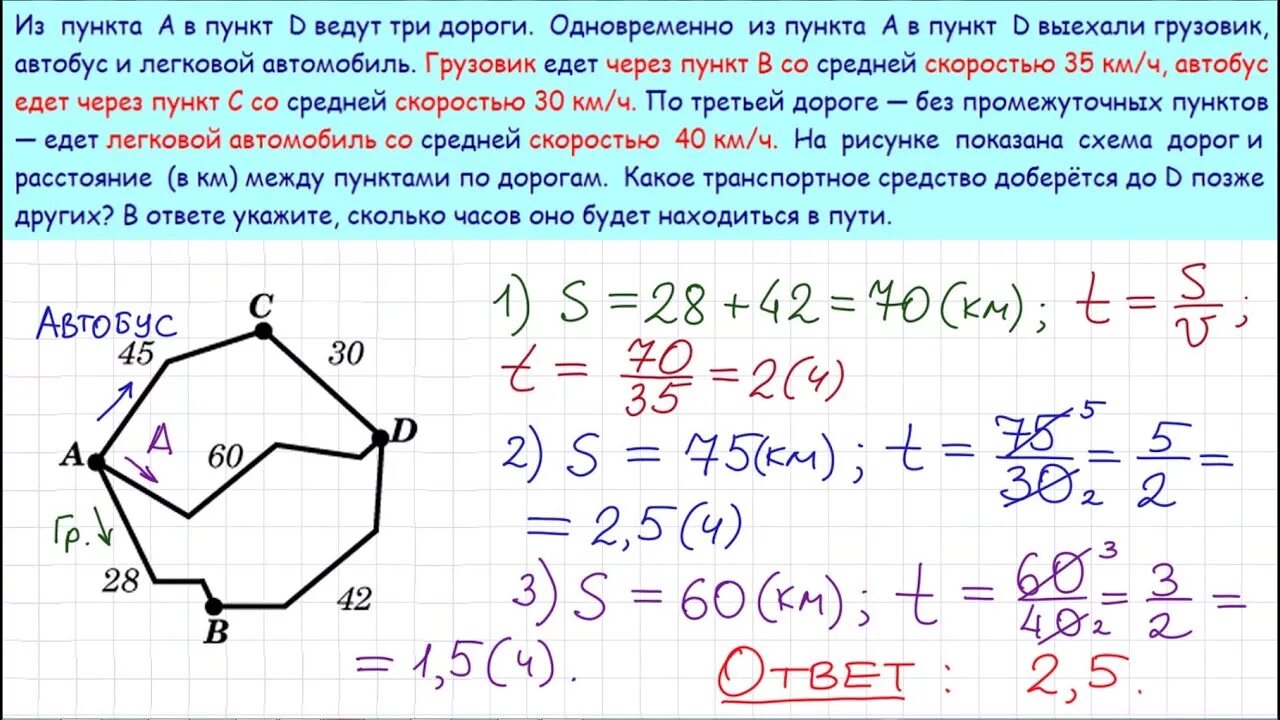 Из пункта а в пункт б ведут три дороги. ЕГЭ математика база из пункта а в пункт в. Из пункта а в пункт б ведут 4 дороги а из пункта в в пункт с три дороги. Из пункта а в пункт д ведут 3 дороги через пункт б едет грузовик.