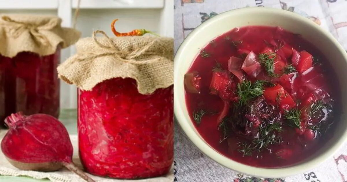 Как сохранить цвет борща