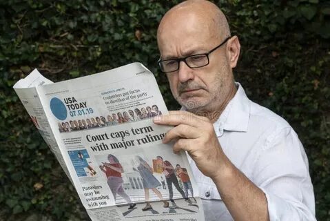 He to read newspapers now