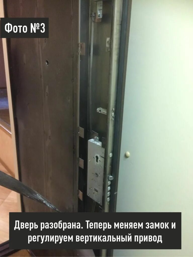 Замена замка cisa в двери. Увс двери.