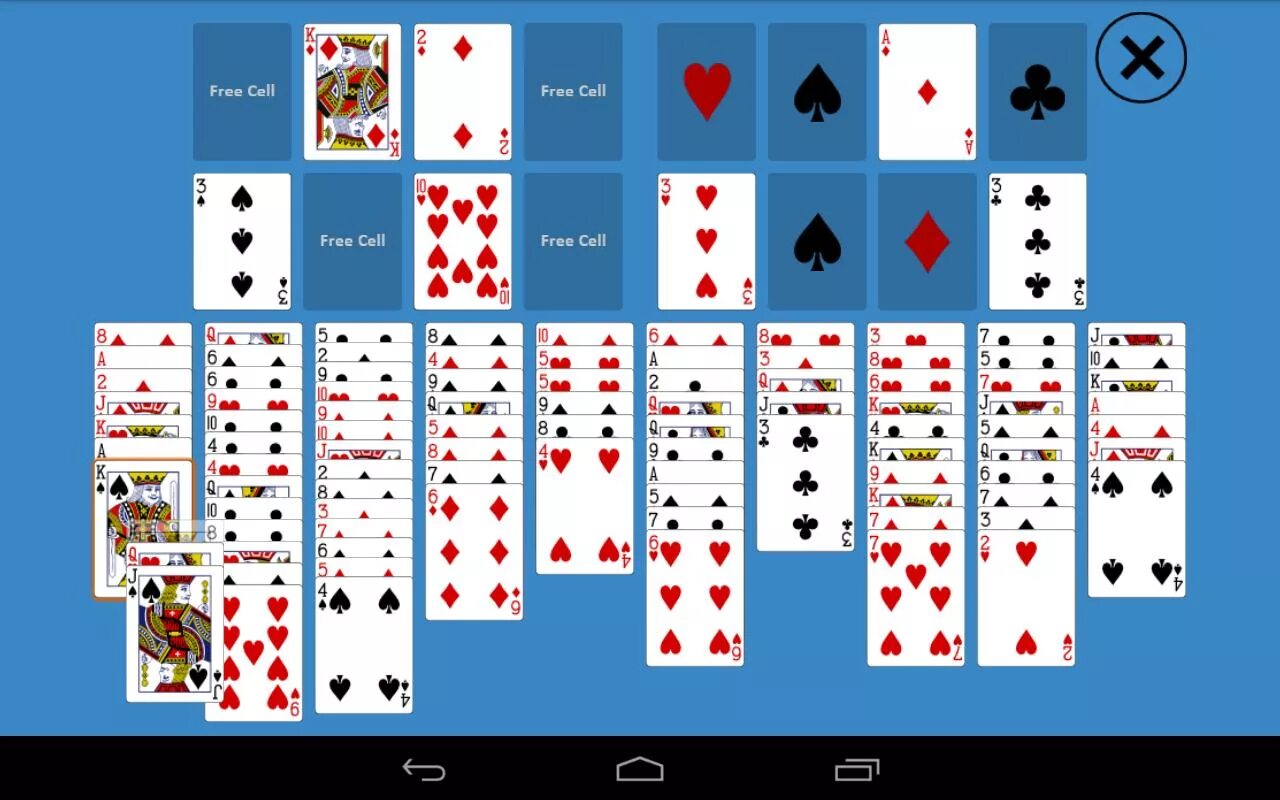 Пасьянс по две колоды три карты. Пасьянс с двумя колодами карт. FREECELL two Decks. FREECELL&Solitaire.