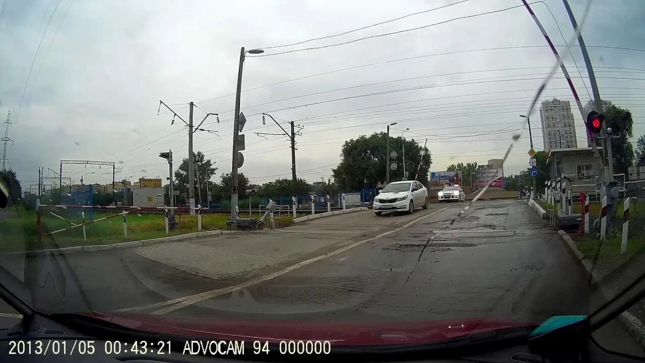 Проезд на красный через жд