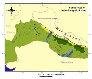 Где находится индоганская низменность на физической карте