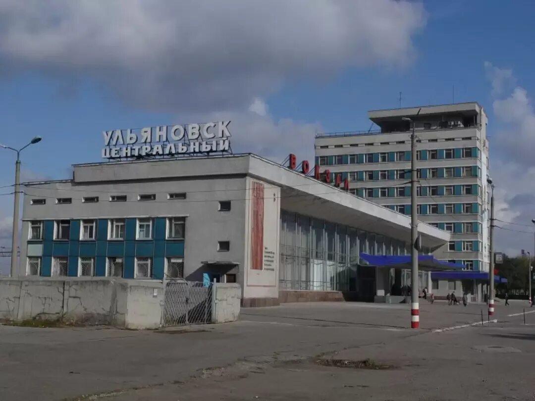 Панорама: Железнодорожный вокзал Ульяновск-Центральный, железнодорожный вокзал, 