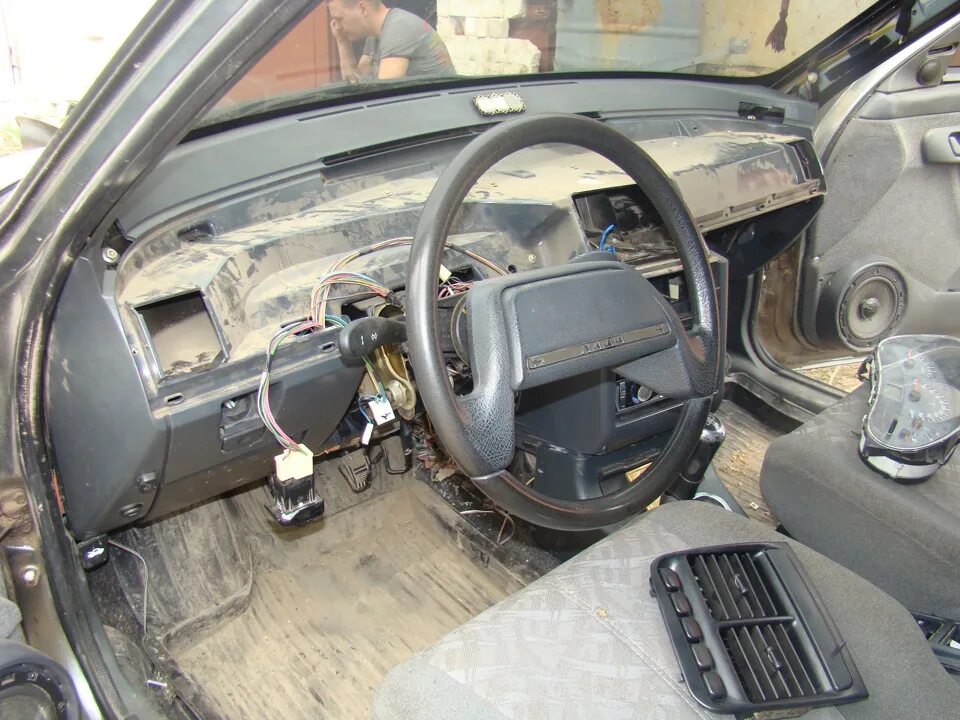 Замена старой панели на евро! Part 1 - Lada 21124, 1,6 л, 2005 года тюнинг DRIVE