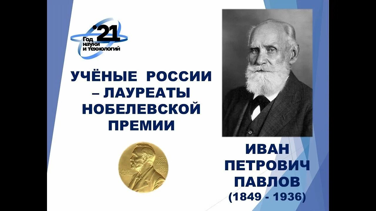 Академик Павлов Нобелевская премия. Павлов лауреат Нобелевской премии.