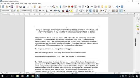 Текстовый процессор libreoffice writer