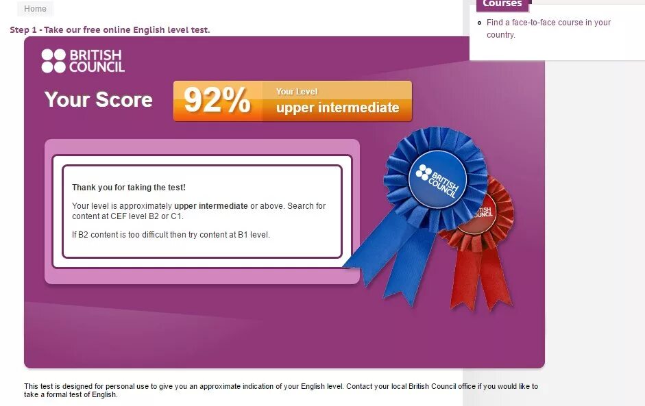 British tests. British Council тест. Test your English Level.