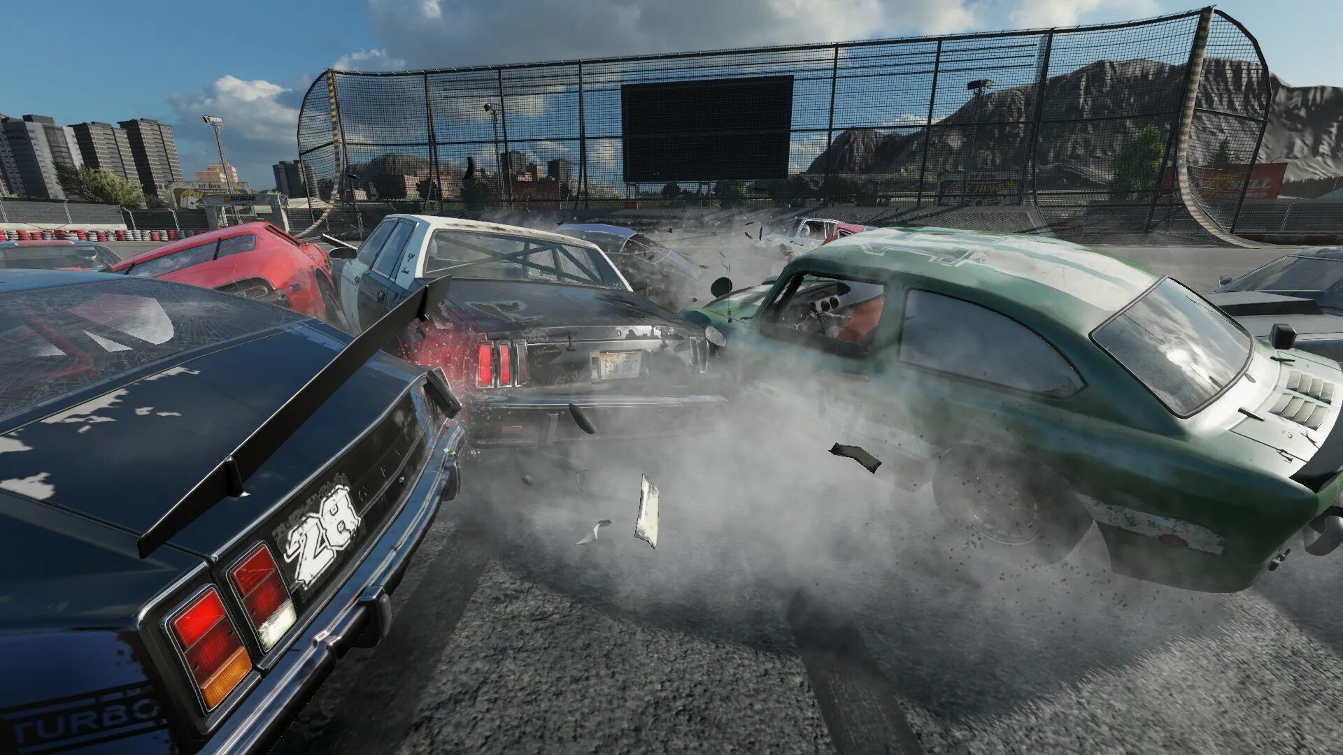 Wreckfest последняя версия. Фото игры Wreckfest. Игры вышедшие неделю назад. Wreckfest Скриншот вид из кабины.