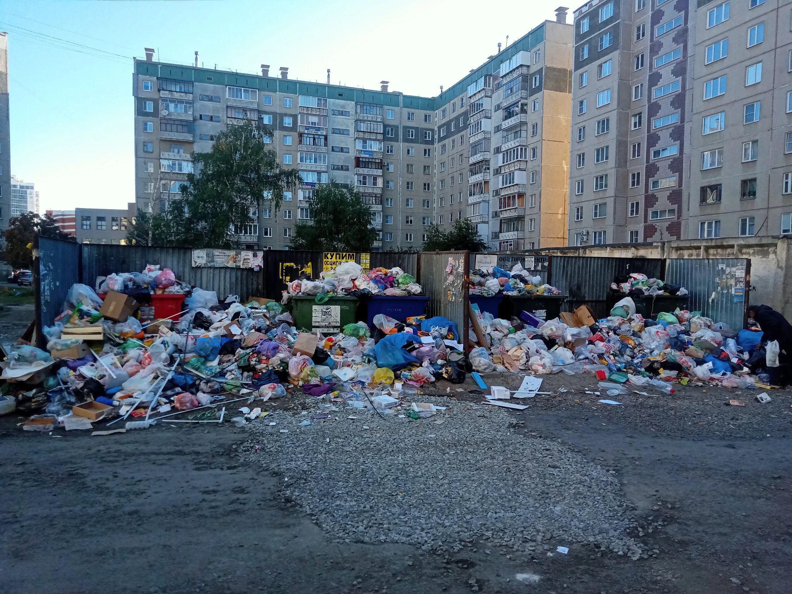Мусорка в Челябинске. Челябинские мусорки.