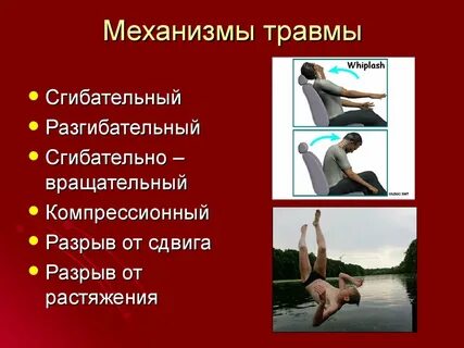 Механизм повреждения