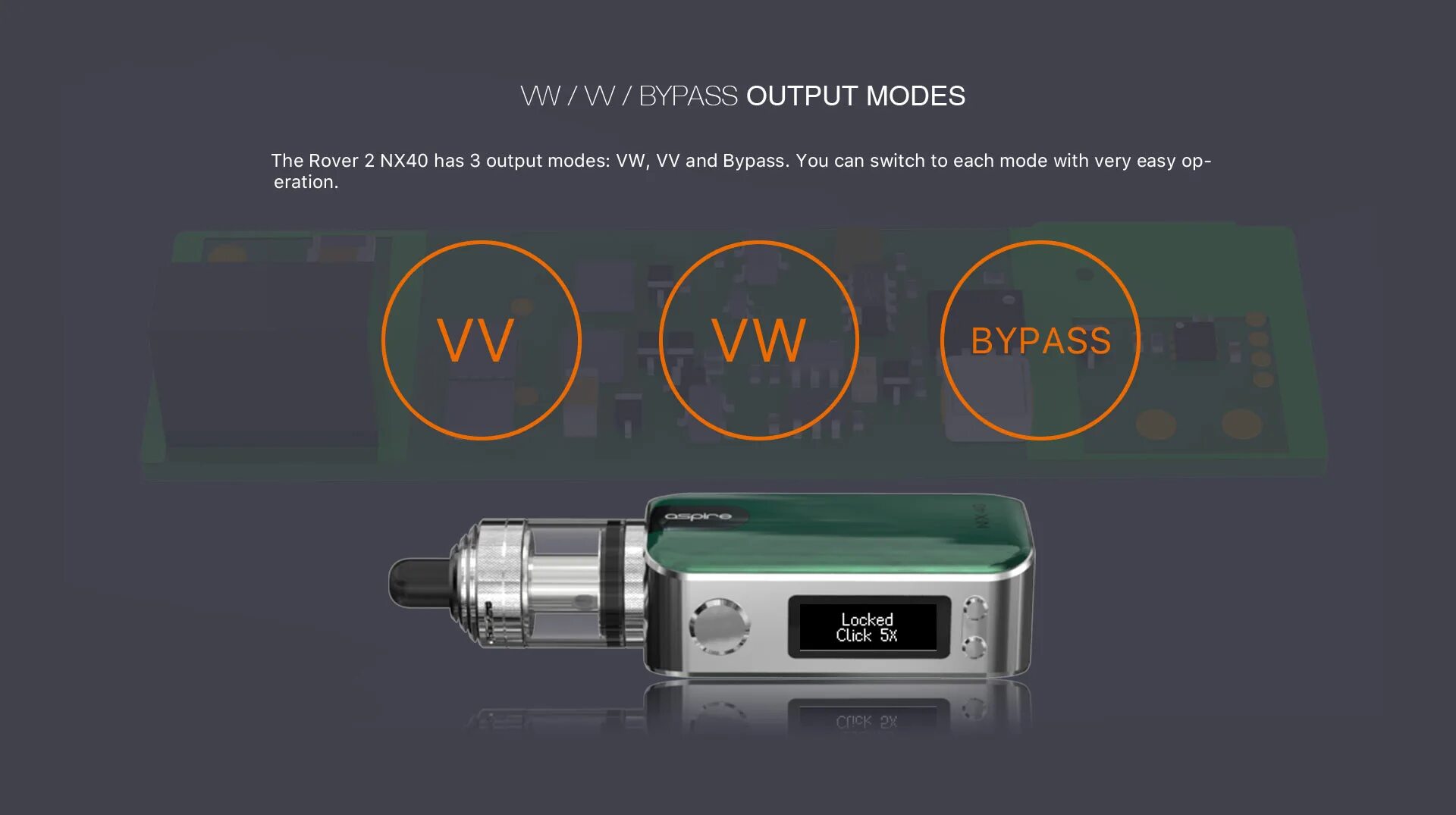 Bypass mode. Aspire rover 2 kit. режим bypass что это. режим bypass на вейпе. что такое байпас в вейпе.