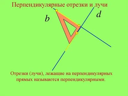 Сумма перпендикулярных прямых равна