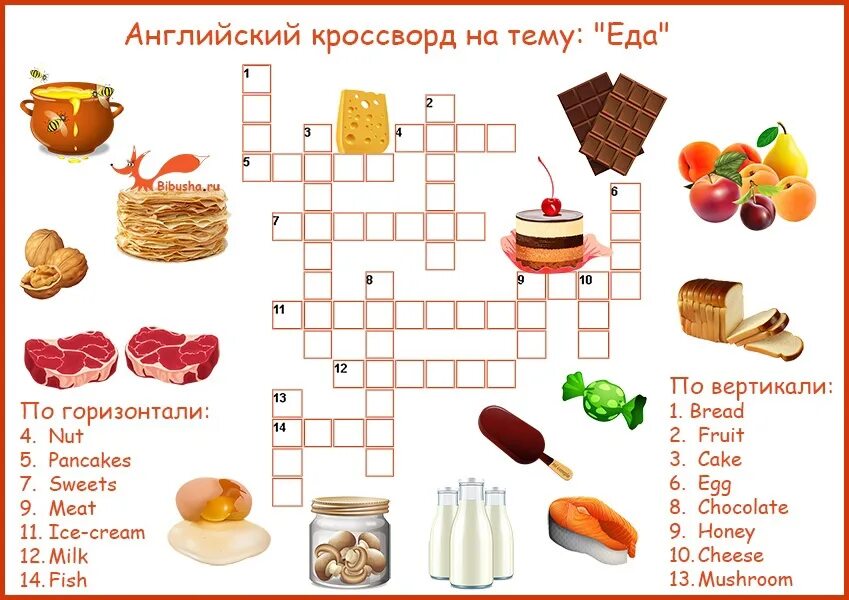 Кроссворд на тему еда. Кроссворд на английском. Кроссворд на английском для детей. Тема еда на английском. Вопросы по тему питания