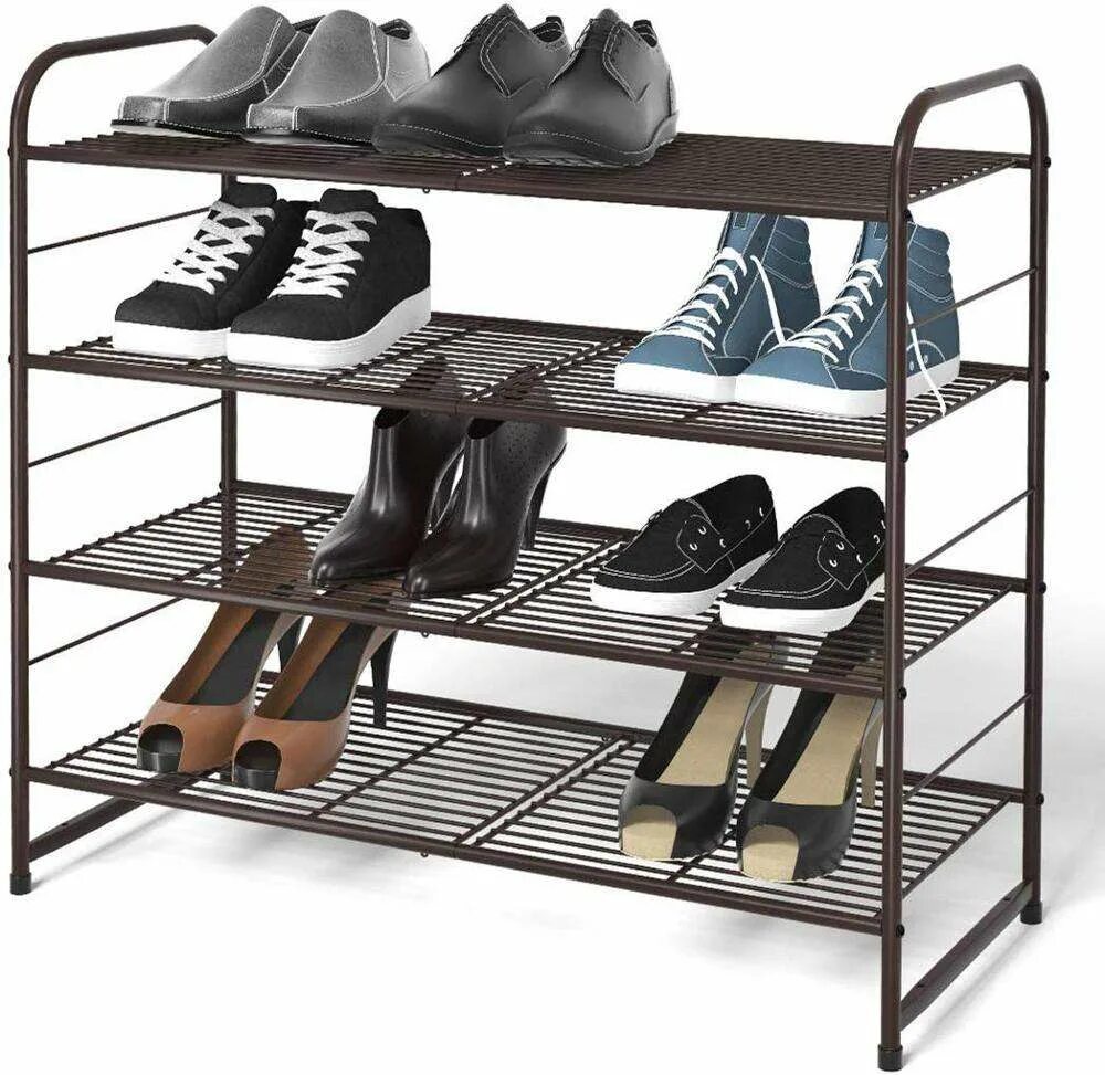 Полка для обуви металлическая фото Free 2-day shipping. Buy Ktaxon Shoe Rack 50 Pairs Tower Organizer Cabinet Stora