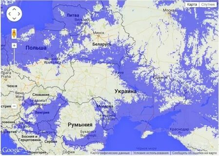Карта затопления оренбургской