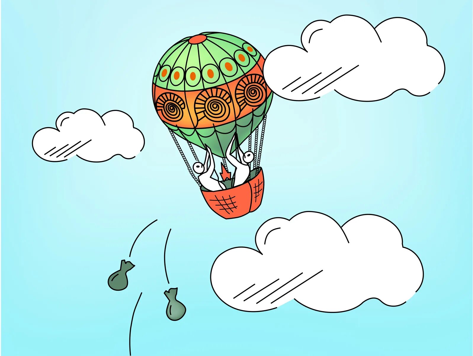 Груз на воздушном шаре. Воздушный шар балласт. Воздушный шар с грузом. Балласт на воздушном шаре. Воздушный шар сбрасывает балласт.