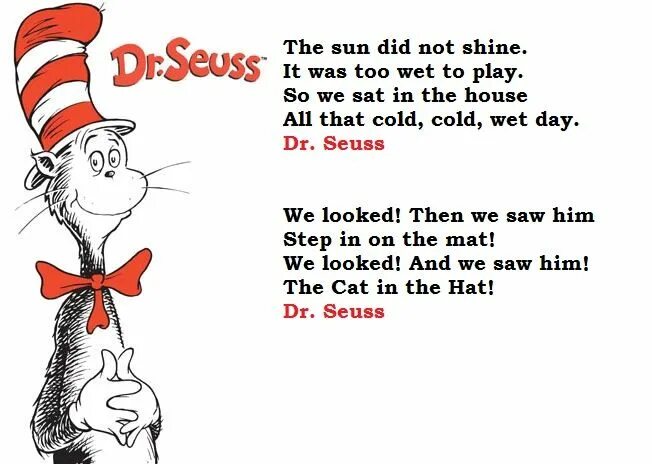 Dr Seuss стихи. Dr Seuss стихи на английском. Dr suess. Dr. Seuss шарики. Dass sie hat