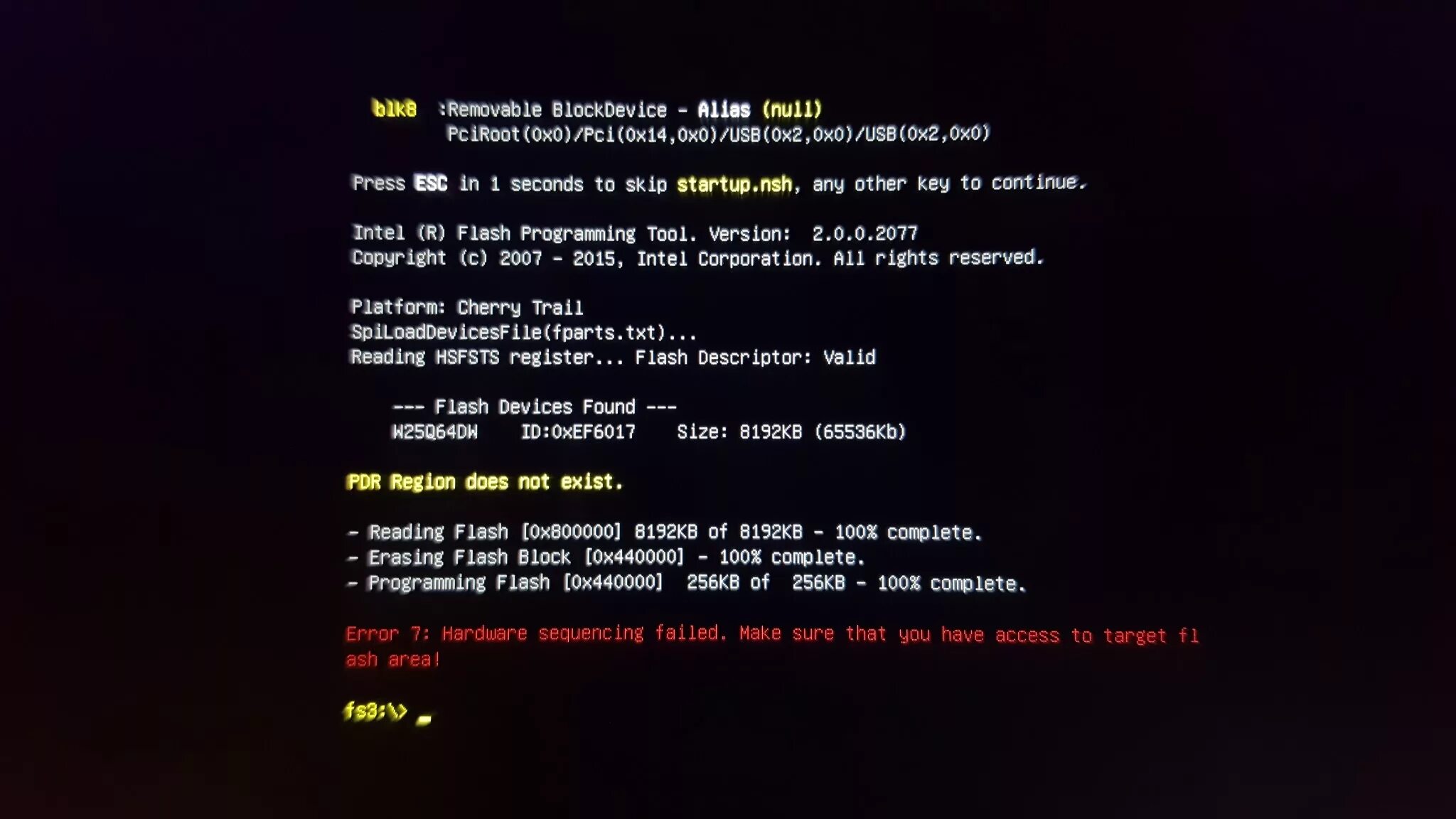 Make sure the device is connected. Intel flash programming tool. null device -. programming of the target flash failed. acces targed flesh areal ошибка при анлоке.