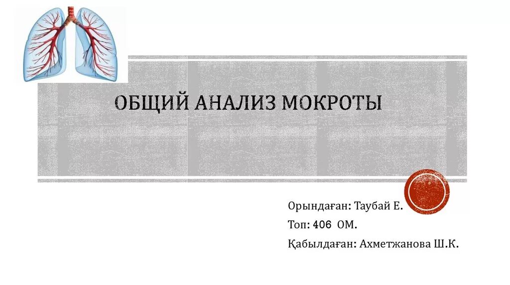 Мокрота какой врач