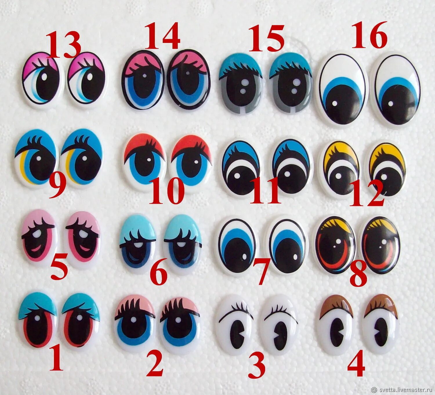 Глаза для игрушек. Глазки для поделок. Пластмассовые глаза для игрушек. Пластиковые глазки для поделок. Как вставить глазки