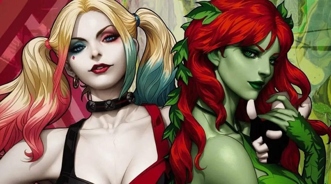 Харли квинн и плющ любовь. Harley quinn and poison. Harley quinn and poison. Харли и айви. Харли квинн и плющ.