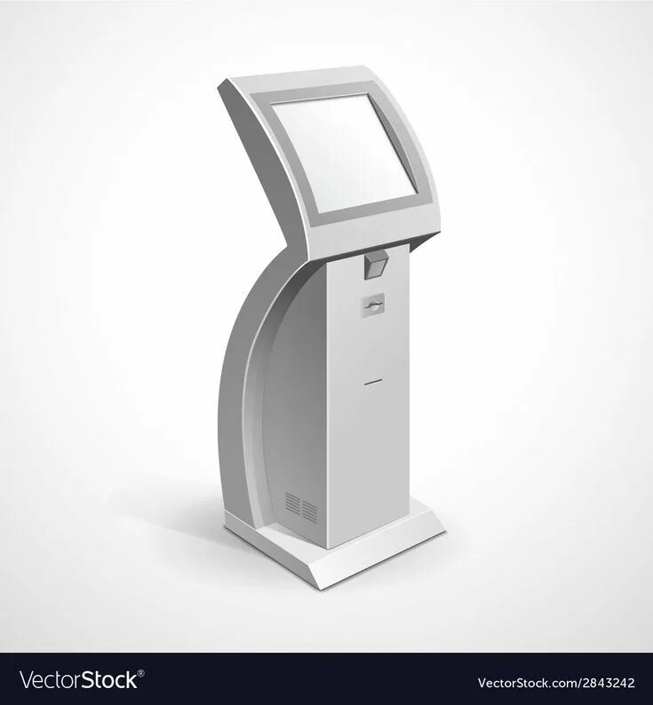 Сток терминал. Информационный терминал. экран терминала. сенсорный экран для терминала. информационная стойка вектор.