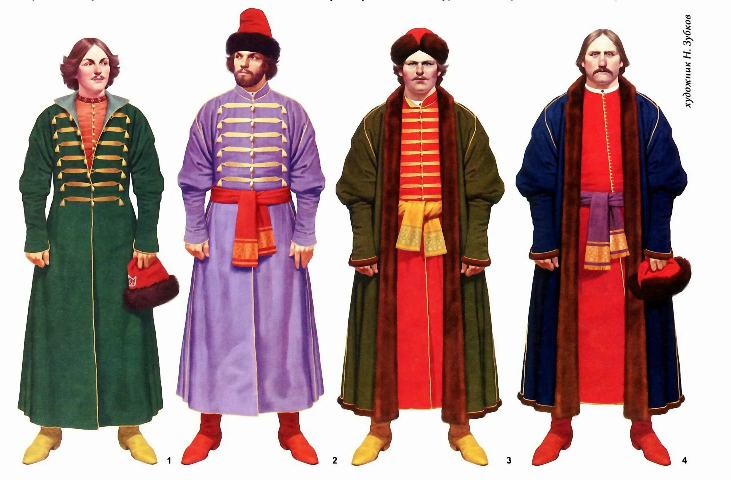 Старинная мужская верхняя. Боярский кафтан 17 век. Мужская одежда Русь 16 век. Зипун одежда 17 века. Одежда боя р16 - 17 века.