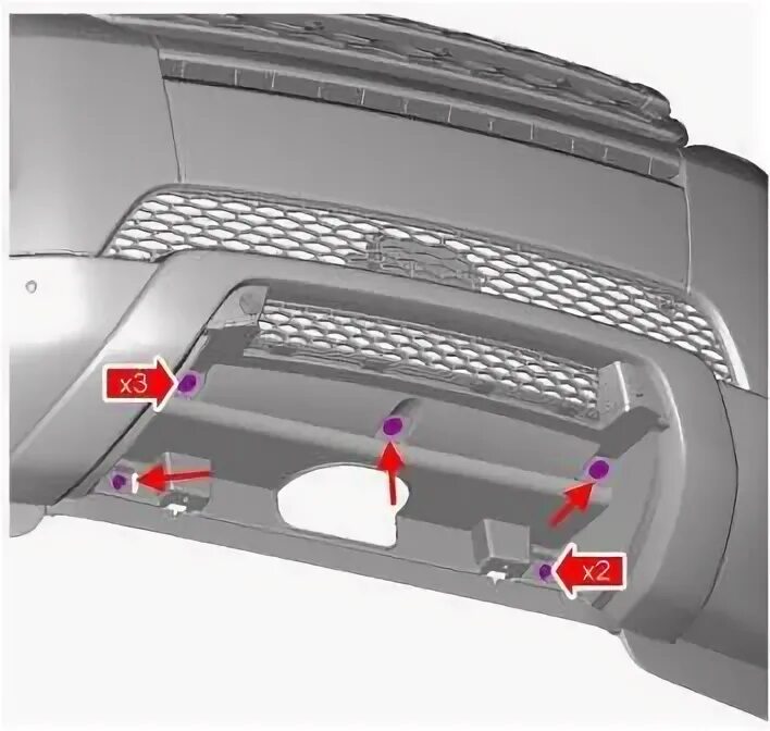 How to remove the front bumper trim on a Range Rover Evoque - YouTube