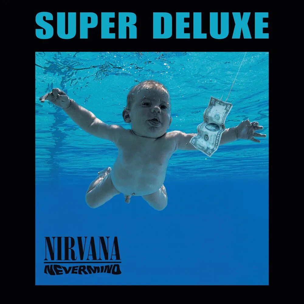 In the something in the year. Nirvana Nevermind Deluxe Edition. Нирвана super Deluxe. Альбом невермайнд Нирвана. Nirvana Nevermind обложка.