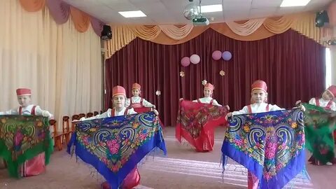 Танец с платочками русский народный