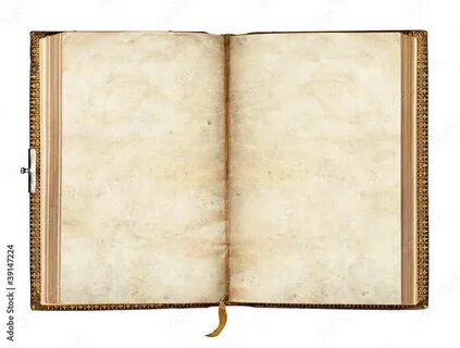 Раскрытая старинная книга