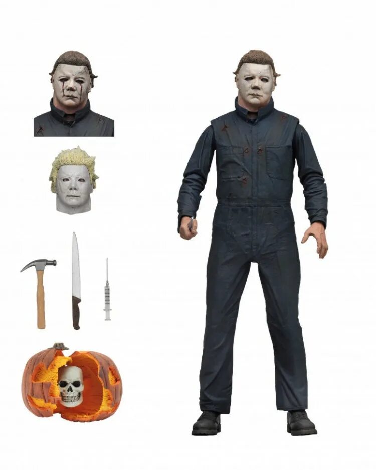 Фигурка NECA Halloween (2018) - 7" Scale Action Figure - Ultimate Michael Myers. Фигурка Майкла Майерса ультимейт. Игрушки убийцы купить