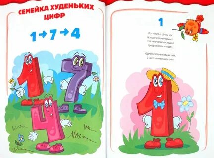 Книжка малышка про цифры