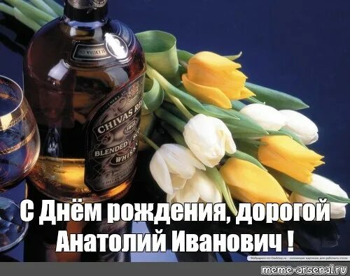 Поздравления с днём рождения Анатолию Ивановичу.