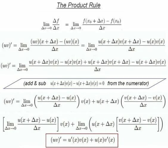 Product rule. Product Rule derivative. Numerical differentiation. Numerical differentiation examples. Table with important differentiation Rules.