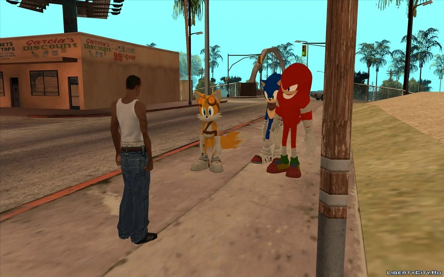 Хэппи мод сан андреас. Гта сан андреас соник. gta san andreas skin sonic. гта мод соник. gta sa мод на соника.