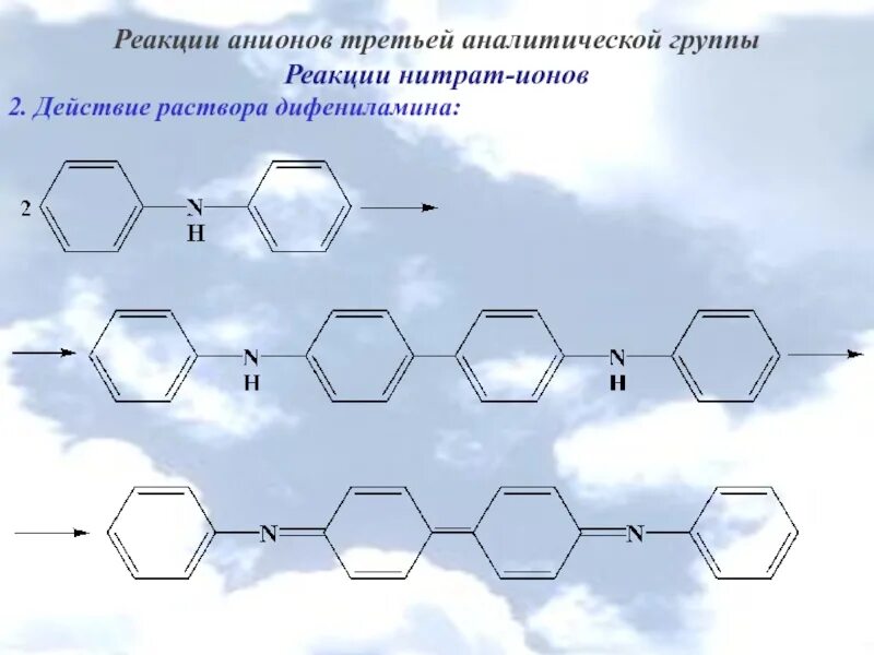 Качественная реакция на нитрат анион