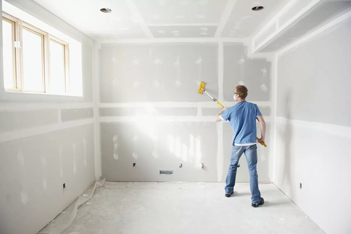 Перед покраской потолка нужно грунтовать. Грунтовка для стен. Финишная отделка. Покраска помещений. Подготовка стен.
