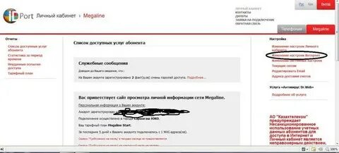 Мегалайн интернет
