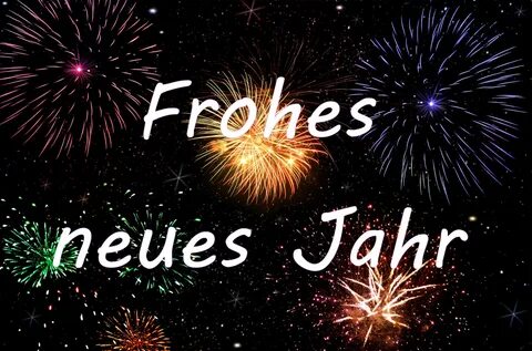 Silvester und Neujahrsgr 252 223 e in verschiedenen Sprachen. 