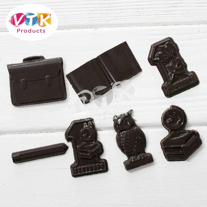 Пластиковая форма для шоколада "набор люблю тебя". Рюкзак школьный, набор. Феникс+ ранец. Пенал школьный. Набор школьника.