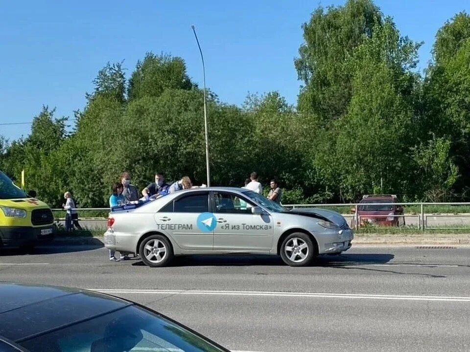 Сбили пешехода в Северске. ДТП Северск Томской области.