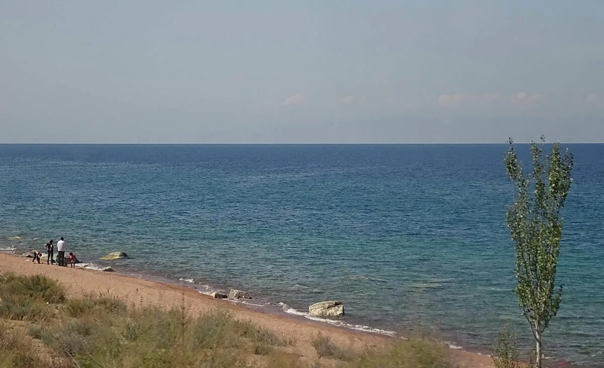 киргизское взморье иссык-куль пляж. киргизия бишкек озеро иссык-куль. чолпон ата горы. пансионат зето исыык-куль. комар иссык-кульский.